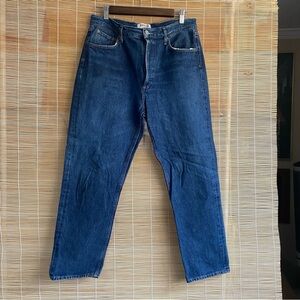Agolde Straight button fly jeans